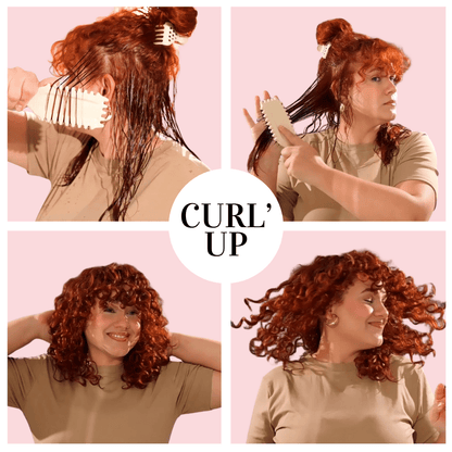 Curl'Up : Votre Brosse à cheveux pour des Boucles Glamour et Naturelles ! - Keejoa