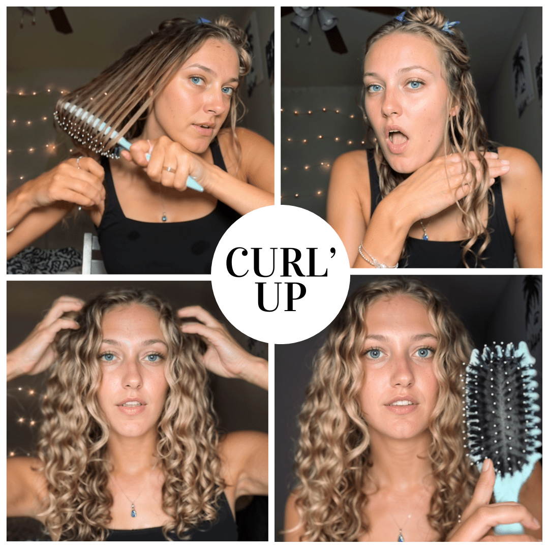 Curl'Up : Votre Brosse à cheveux pour des Boucles Glamour et Naturelles ! - Keejoa