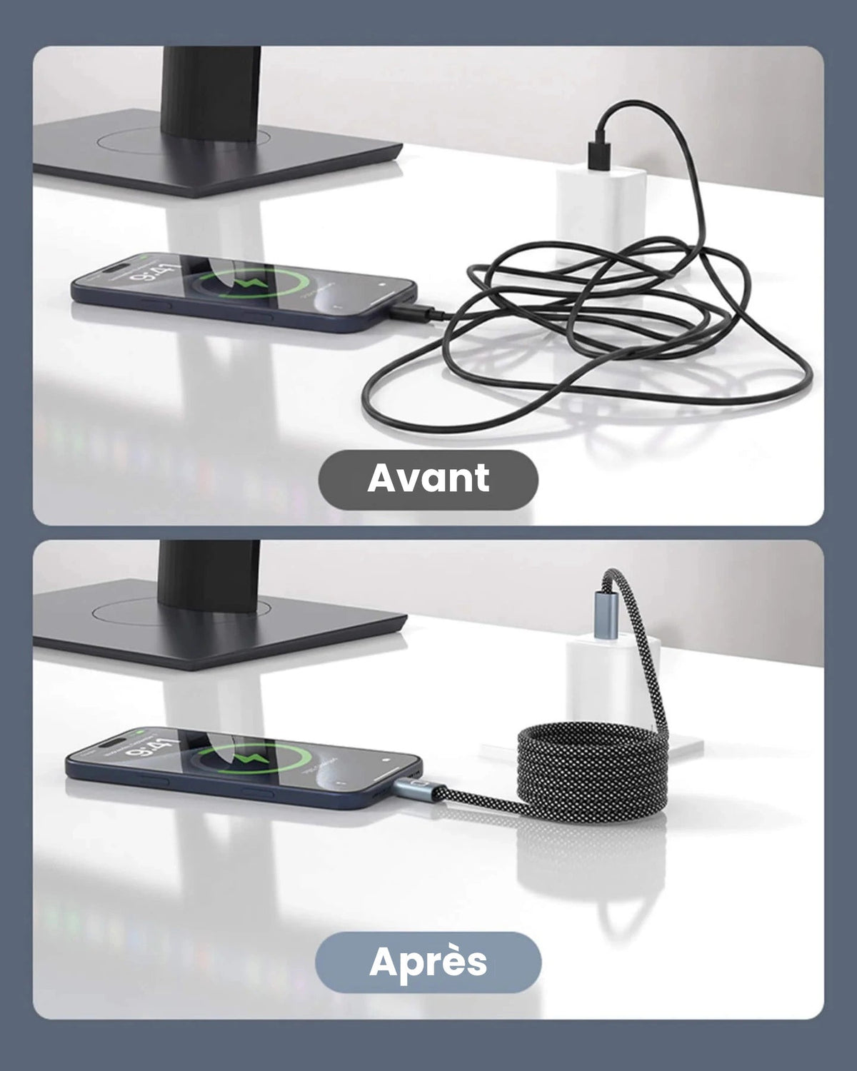 KEEJOA Magic Câble | Magnétique anti-nœuds