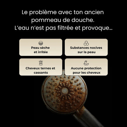 Keejoa Pure™ - Pommeau de douche filtrant premium 3 - en - 1 - Keejoa